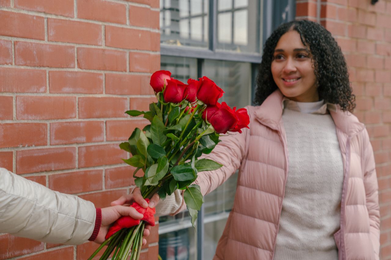 Flower delivery prepared as a thoughtful gift for someone special